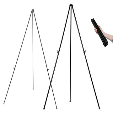 Universal® Instant Setup Foldaway Easel, Adjusts 15" To 61" High, Steel, Black freeshipping - TVN Wholesale